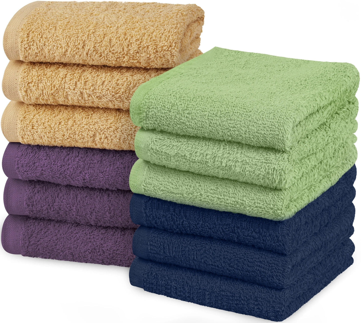 Utopia Towels Wash Cloths Ultra Soft & Extra Absorbent Wash Rags 100% Cotton 12x12" Multipurpose Kitchen Hand Salon Bathroom Spa Gym Face Towels