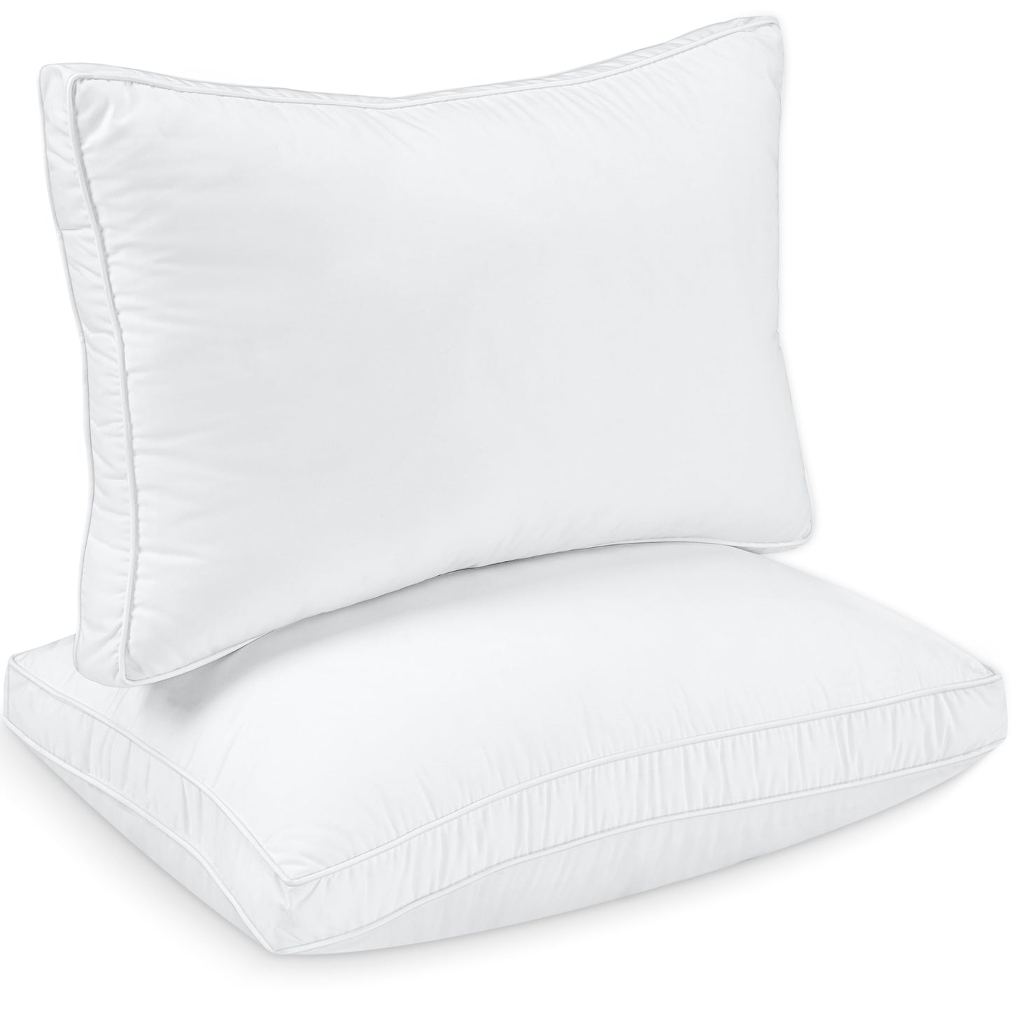 Utopia Bedding Queen Bed Pillow Soft and High-Quality Gusseted Pillow for All Sleep Positions (White)