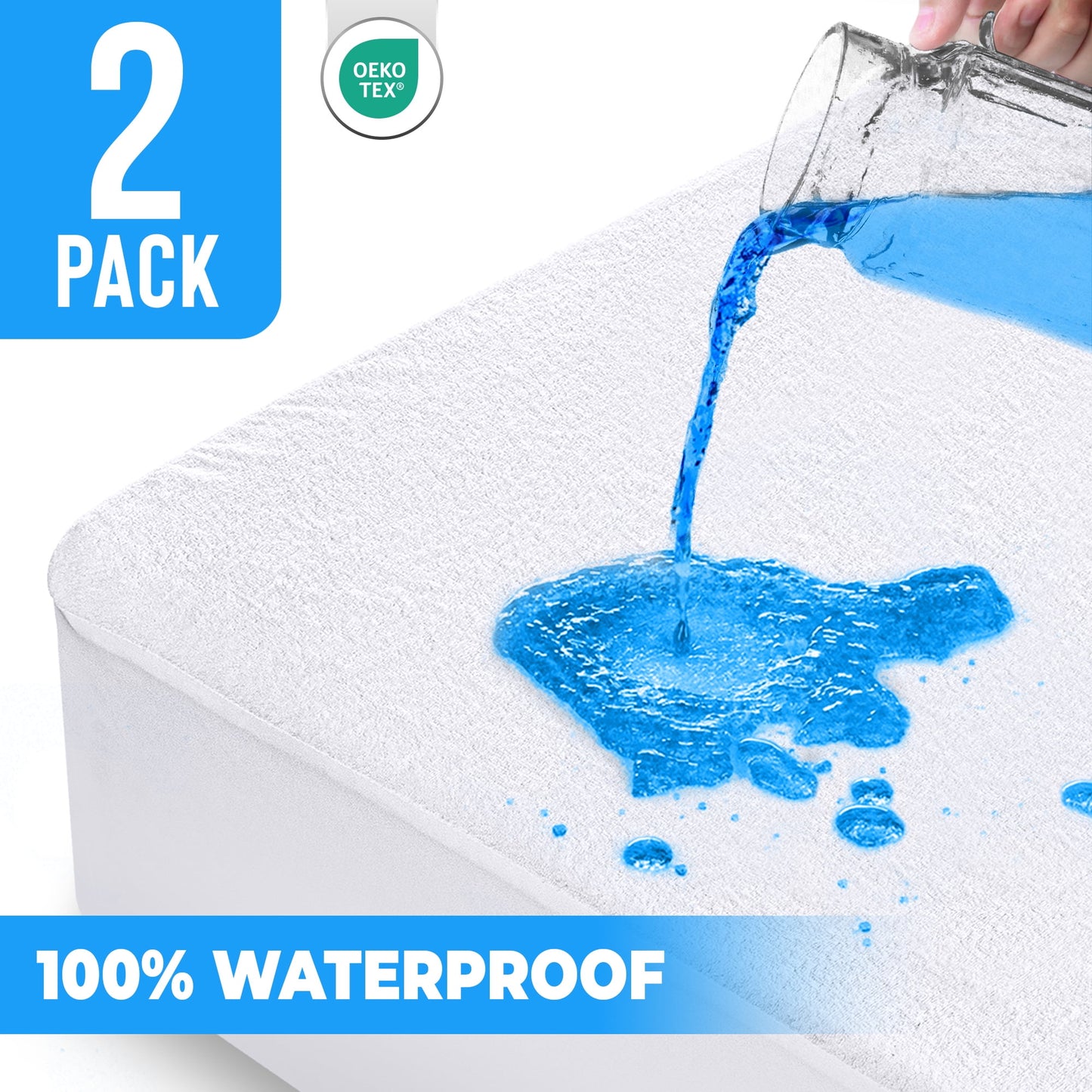Utopia Bedding Queen Size Waterproof Mattress Protector