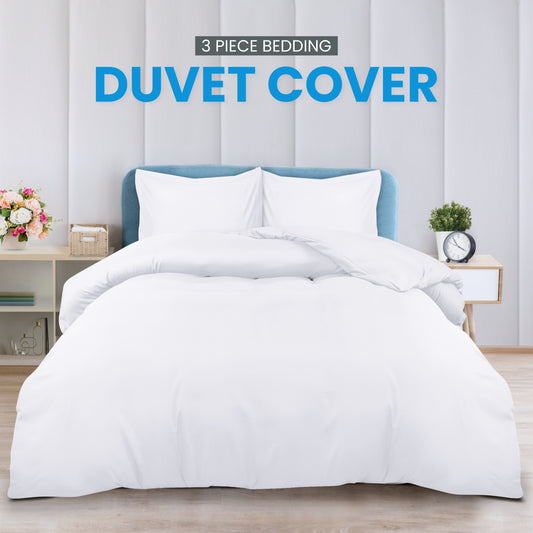 Utopia Bedding Duvet Cover Full White 1 Duvet Cover with 2 Pillow Shams 80 X 90 Inches