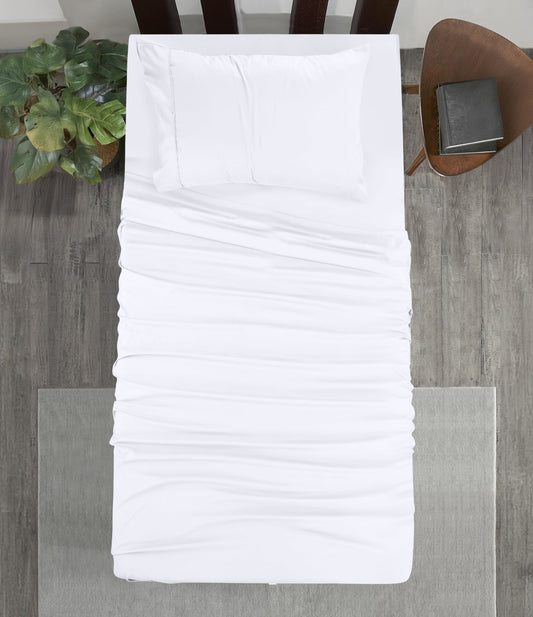 Utopia Bedding Solid Bed Sheets Set For Adults - Microfiber, Fade Resistant 