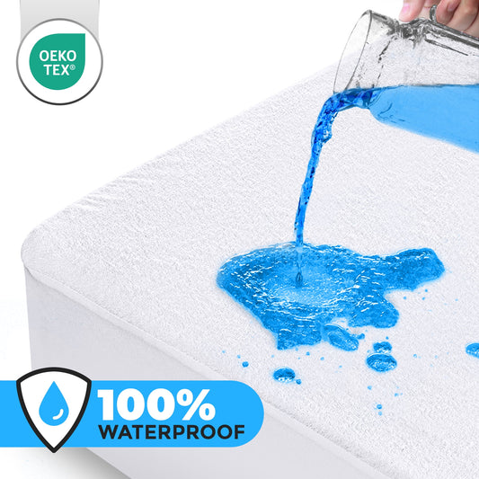 Utopia Bedding Queen Size Waterproof Mattress Protector