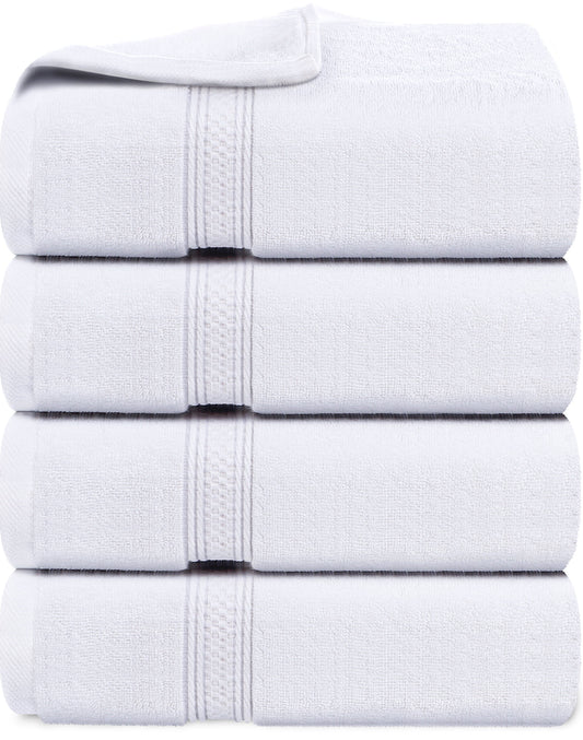 Utopia Towels Pack of  Bath Towels Set 100% Ring Spun Cotton Soft and Highly Absorbent Wash Towels for Body and Showering  Perfect for Daily Use (27 x 54 Inches)
